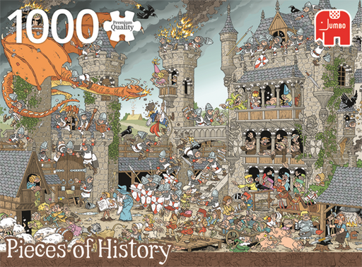1000 Piece Puzzle - Pieces of History / The Castle - Geppetto's Workshop