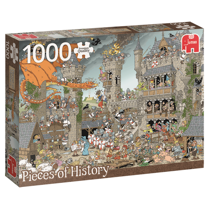 1000 Piece Puzzle - Pieces of History / The Castle - Geppetto's Workshop